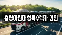 충청아산대형특수렉카 견인