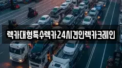 렉카대형특수렉카24시견인렉카크레인