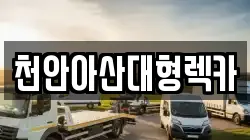 천안아산대형렉카