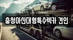 충청아산대형특수렉카 견인