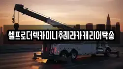 셀프로더렉카미니추레라카캐리어탁송