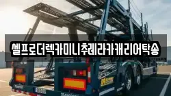 셀프로더렉카미니추레라카캐리어탁송